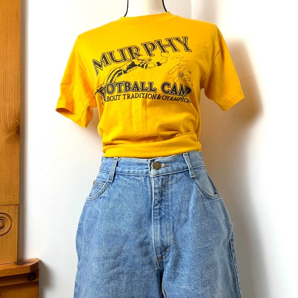 Vintage 90s Football Local Champs T-shirt- XS - Picture 6 of 11